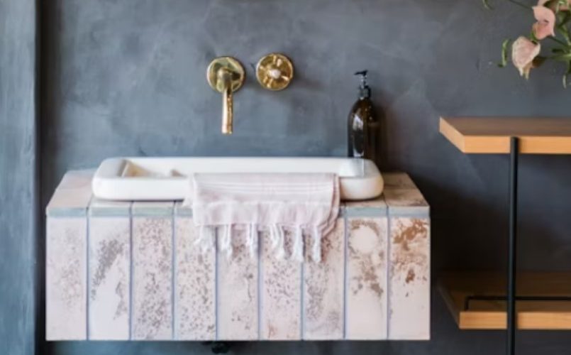 muebles de baño rústicos