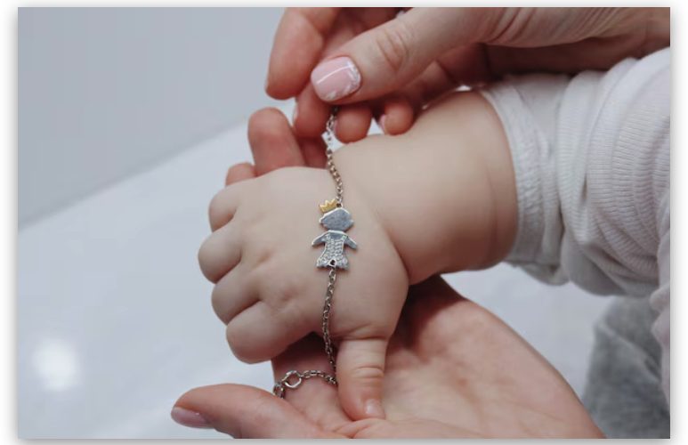 pulseras de bebé personalizadas